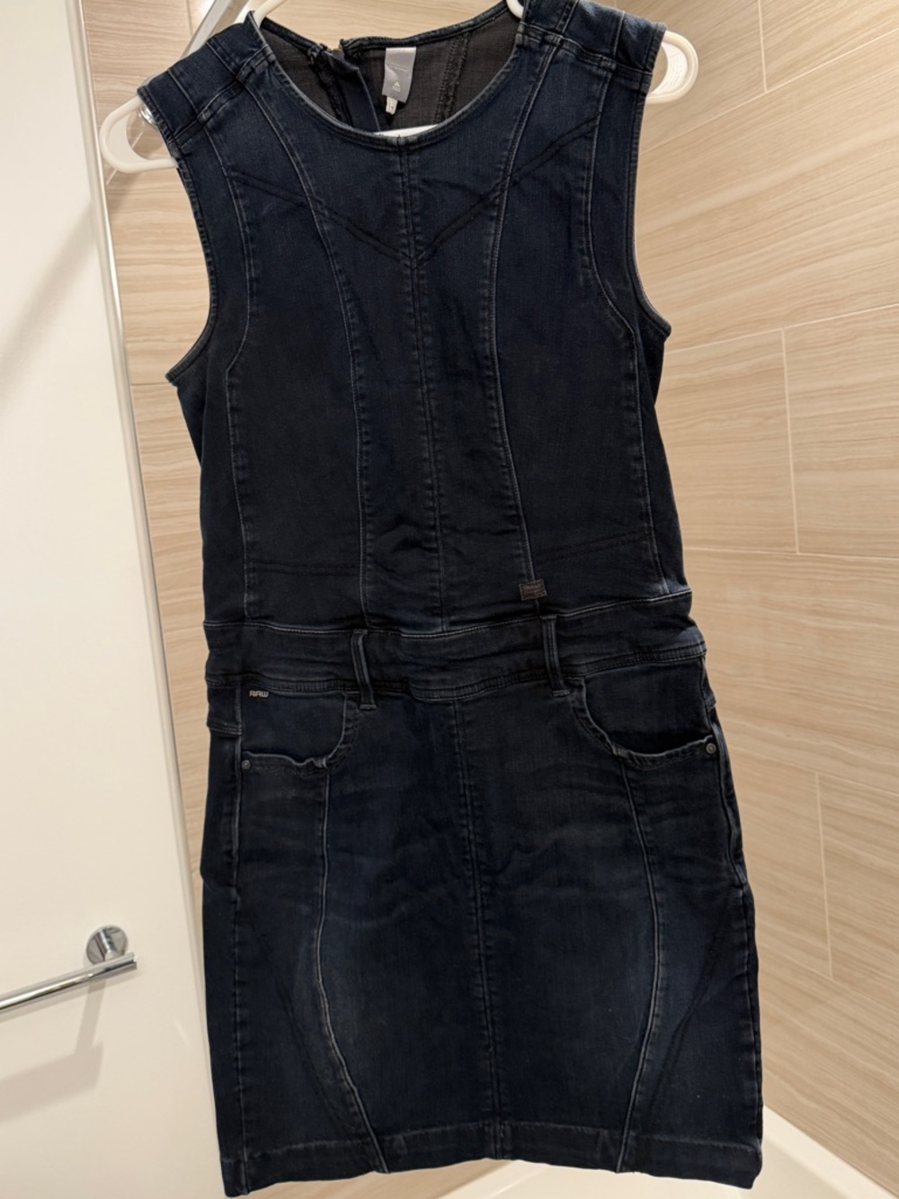 G-Star Raw Black Denim Jacket with Gray Tag